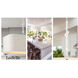 Lodelle 4 Light 48 inch Matte White Island Chandelier Ceiling Light